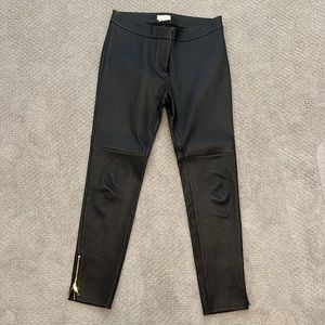 Kate Spade black leather pants